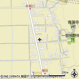 兵庫県丹波市氷上町横田334-2周辺の地図