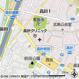 愛知県名古屋市名東区高針1丁目1519周辺の地図
