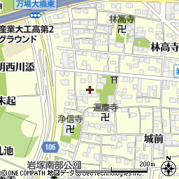 愛知県名古屋市中村区岩塚町郷中89周辺の地図