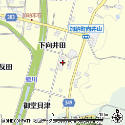 愛知県豊田市加納町下向井田周辺の地図