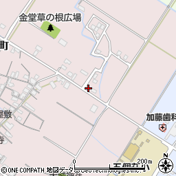 滋賀県東近江市五個荘金堂町266周辺の地図