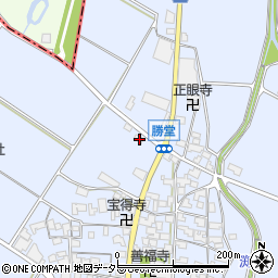 滋賀県東近江市勝堂町490周辺の地図