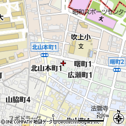 愛知県名古屋市昭和区曙町1丁目6周辺の地図