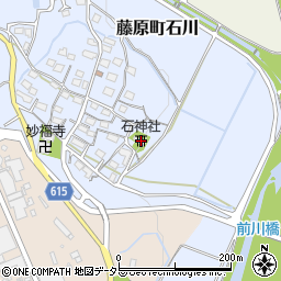 石神社周辺の地図