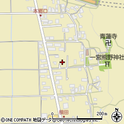 兵庫県丹波市氷上町横田334-5周辺の地図