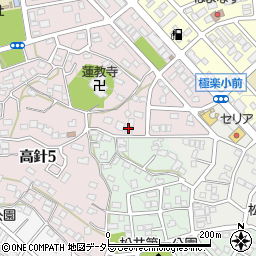 愛知県名古屋市名東区高針4丁目1015周辺の地図
