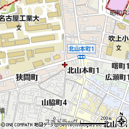 愛知県名古屋市昭和区狭間町33-1周辺の地図