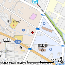 松崎商事株式会社　富士Ｓ・Ｒ事業所周辺の地図