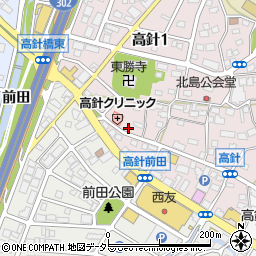 愛知県名古屋市名東区高針1丁目1524周辺の地図