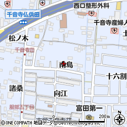 愛知県名古屋市中川区富田町大字千音寺（南島）周辺の地図