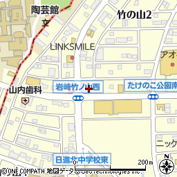 コメダ珈琲店 日進竹の山店周辺の地図