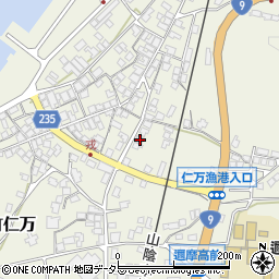 島根県大田市仁摩町仁万明神1417-1周辺の地図