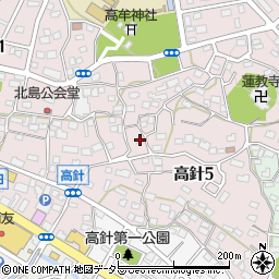 愛知県名古屋市名東区高針5丁目505周辺の地図