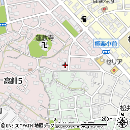 愛知県名古屋市名東区高針4丁目1010周辺の地図