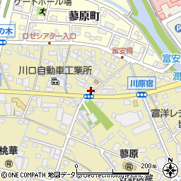 静岡県富士市蓼原920-1周辺の地図