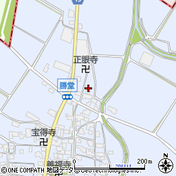 滋賀県東近江市勝堂町372周辺の地図