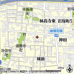 愛知県名古屋市中村区岩塚町郷中108周辺の地図