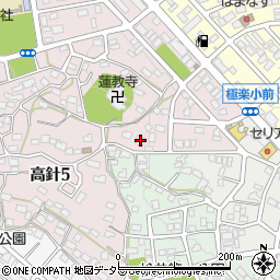 愛知県名古屋市名東区高針4丁目1020周辺の地図