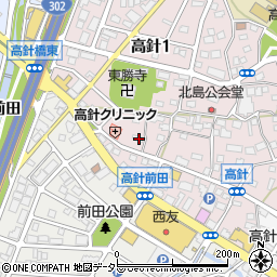 愛知県名古屋市名東区高針1丁目1512周辺の地図