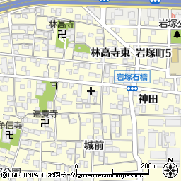 愛知県名古屋市中村区岩塚町郷中111周辺の地図