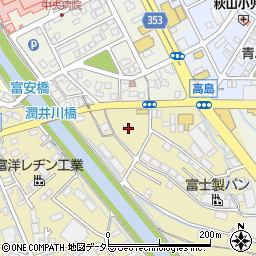 静岡県富士市蓼原1207周辺の地図