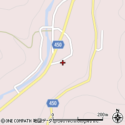 岡山県津山市奥津川470周辺の地図