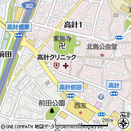 愛知県名古屋市名東区高針1丁目1509周辺の地図