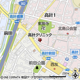 愛知県名古屋市名東区高針1丁目1525周辺の地図