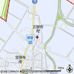 滋賀県東近江市勝堂町374周辺の地図