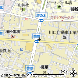 静岡県富士市蓼原56周辺の地図
