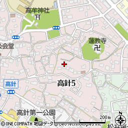 愛知県名古屋市名東区高針5丁目366周辺の地図