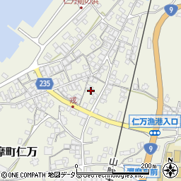 島根県大田市仁摩町仁万明神1419-6周辺の地図