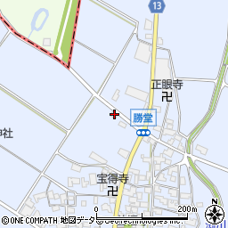 滋賀県東近江市勝堂町416周辺の地図