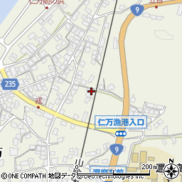島根県大田市仁摩町仁万明神1413-1周辺の地図