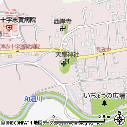 天皇神社周辺の地図