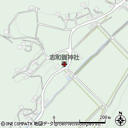 志和賀神社周辺の地図