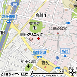 愛知県名古屋市名東区高針1丁目1507周辺の地図