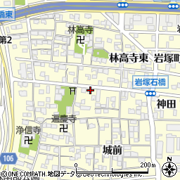 愛知県名古屋市中村区岩塚町郷中103周辺の地図