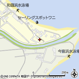 和迩浜西山荘周辺の地図