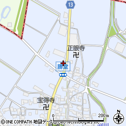 滋賀県東近江市勝堂町377-1周辺の地図