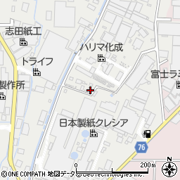 静岡県富士市比奈305周辺の地図