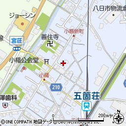 滋賀県東近江市五個荘小幡町568-6周辺の地図