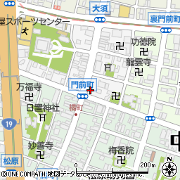 有限会社浅野仏具店周辺の地図
