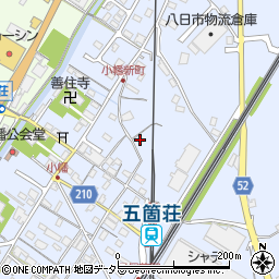 滋賀県東近江市五個荘小幡町486周辺の地図