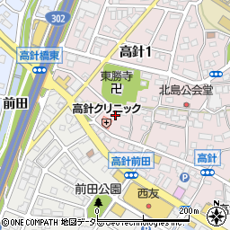 愛知県名古屋市名東区高針1丁目1502周辺の地図