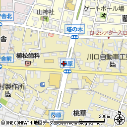 静岡県富士市蓼原58周辺の地図