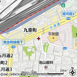 愛知名駅南線周辺の地図