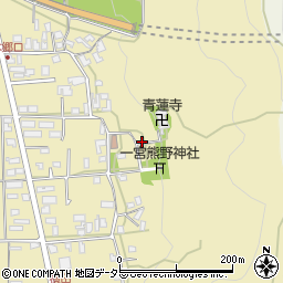兵庫県丹波市氷上町横田周辺の地図