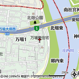 県営万場東住宅周辺の地図