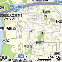 愛知県名古屋市中村区岩塚町郷中79周辺の地図